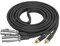 KAQNTUD Music Cable Microphones Male Cable for Connecting Line Output Recorders Music Equipment Cables Multiple Length