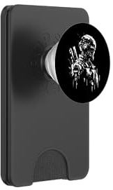Cyborg Soldier — Liebhaber von Robotern mit Vintage-Grafik PopSockets PopWallet für MagSafe