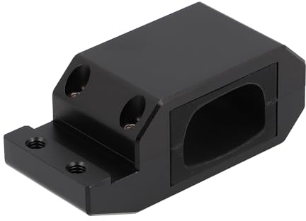 TIYO Fahrrad 4KS Adapter Hinterbauständer Seitenständer Adapter KSA18 CNC Alu E-Bike schwarz