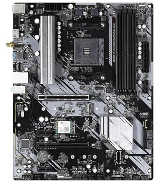 La scheda madre Fit For ASRock B550 supporta Ryzen 5 3600 5600 5600G 5700X3D R7 5800X3D, processore CPU DDR4 4533 MHz, 128 GB NVME M.2 PCIe 4.0 schede madri per computer