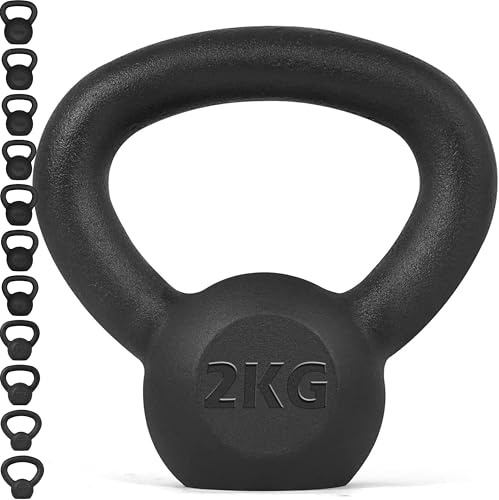 Senshi Japan Cast Iron Kettlebell, Cardio, Home & Functional Training, Muscle Building