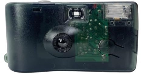 Jnchdghwa Macchina Fotografica USA e Getta 35mm Vintage Monouso con Flash Retro, Macchina Fotografica per Uso Unico per Matrimonio e Compleanno, 8 Rullini.