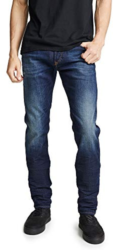 Diesel Men's Buster L.32 Jeans Straight Jeans, Blue (01 Denim 084zu), W31/L32