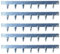 CORE EDGE Lawn Edging | Flexible Decorative Steel Edging Garden Border Edging Lawn Edging Strip Garden Border with a 65mm face height (Galvanised)