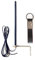 KASER Antenna Universale 433.92 MHz per Cancello Automatico Ricevitori e Automazione Completa di Staffa e Cavo Schermato + Portachiave