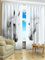 Lemare Deko-Vorhänge Digitaldruck | Natur | Tiere | Dicker Vorhang Blickdicht | 2 STK. 145x260 cm