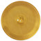 Platillo de porcelana de bajo volumen, platillo chino de práctica de 18 pulgadas, platillo chino silencioso (18 pulgadas, dorado)