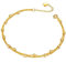 Beydodo Armband Frauen Gold 750, Multi-Layer Armband mit Beads Armband Bettelarmband Gold 16CM