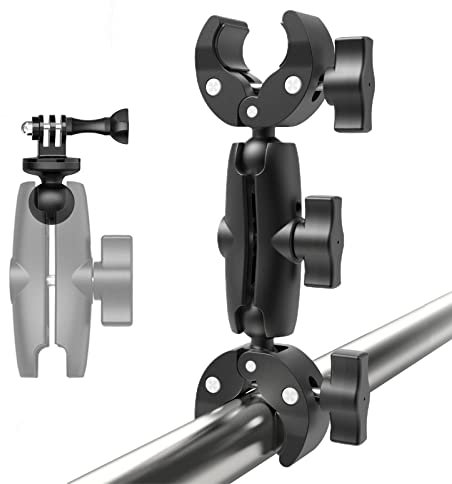 Super Clamp Double Camera Clamp, Crab Plier Clip Bracket Monitor Magic Arm Adapter for Desk Photo Studio Light Stand, Photography Reflector, Photo Boom Stand, Cross Bars, Pole Stick Shoot Accessories