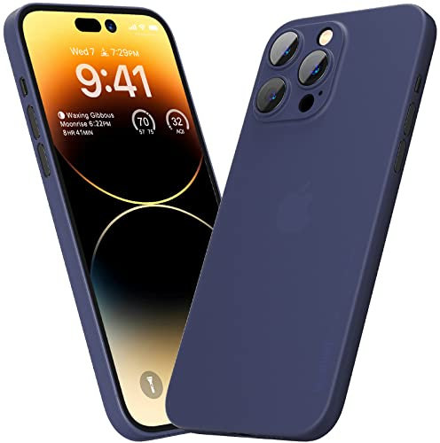 memumi 【Improved Version】 Case for iPhone 14 Pro, Ultra Slim 0.3mm Case for iPhone 14 Pro, Matte Finish Extra Thin Case, Anti-Scratch and Fingerprint Resistant Case (6.1 '' 2022)