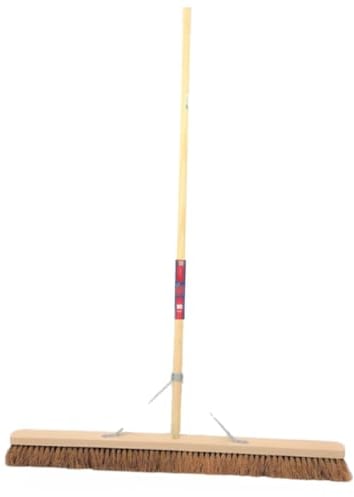 Synx Tools Brooms - Soft Broom 90 cm - Complete with handle 160 cm - Cocosharen - Extra wide - Broom Inside Soft brooms