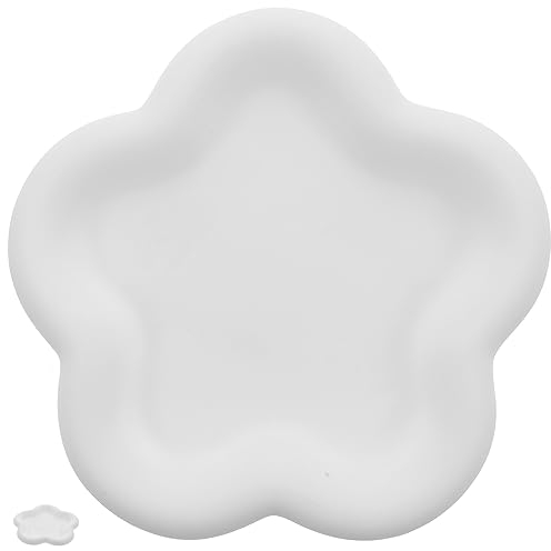 Cabilock Trinket Dish for Jewelry and Candy Storage Unique Decorative Tray Elegant Flower Design for Necklaces and Accessories for Home and