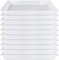 10 Pack Plastic Art Trays,Activity Crafts Tray,Organizer Tray,Serving Tray for Home,School,Kids,DIY Projects,Painting,Beads (White)