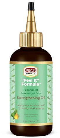 African Pride Feel It Formula Strengthening Oil Hair Treatment - 118.3 ml
