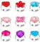 ASTER 9 Stück Kinderringe Mädchen Kinder Ringe für Mädchen Verstellbare Prinzessin Verkleiden Ring Set Kinder Dress Up Ring Set