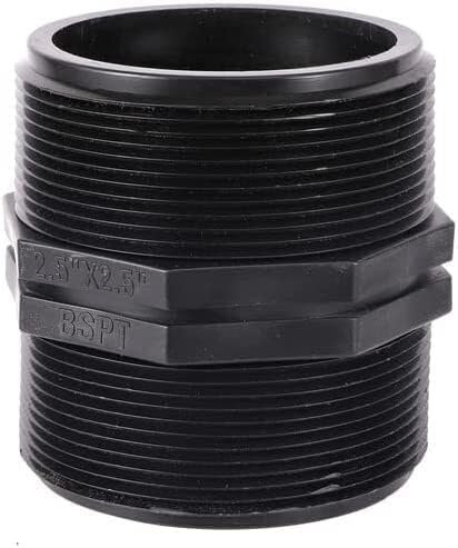 Plumbing Fittings Pipe Adapter 1/23/4 1 1.5 2 2.5 Inch BSP Male Thread Hex Nipple Union PVC Pipe Fitting Coupler Adapter Water Connector Equal Dia Joints-Type 6