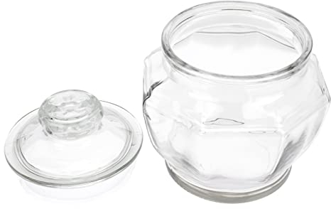 PRETYZOOM Gurkenglas aus Glas Lebensmittelbehälter Weinkrug Glas Bausatz frischhaltedosen Küchengurke Glasdose praktischer Vorratsbehälter Hohe Kapazität irdener Krug Einmachglas Vorratsdose