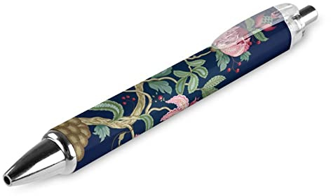 Zltegako William Morris Druckkugelschreiber, blaue Tinte, Kugelschreiber, Arbeitsstifte für Männer und Frauen, 1 Stück