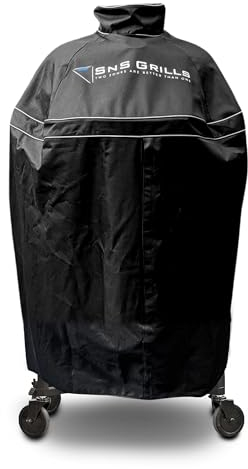 SnS Grills Slow 'N Sear Kamado Grillabdeckung – wasserdichte UV-beständige Abdeckung, robuster Outdoor-Grillschutz