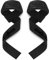 BEAST RAGE Zughilfen für Krafttraining (Fitness Straps) Kreuzheben Gurte Frauen Männer (Gepolstert) Gewichthebergurte Baumwolle Handgelenkstütze Griffe Hantel Bar (Lifting Straps) (Schwarzes Gel)
