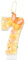 mciskin Rabbit 7th Birthday Candles,Orange Number 7 Candle for Cake,Girls Boys 7th Birthday Decorations,Bunny Candle Rabbit Cake Toppers for Bunny Themed Party Decorations,Easter Party Supplies