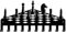SUPERDANT Porte Clef Mural D'Échecs Décoratif 10 crochet Noir pour Porte Clé Mural pour Crochets Support Clef Mural de Cuisine Porte Clés Cintre pour Laisse de Chien