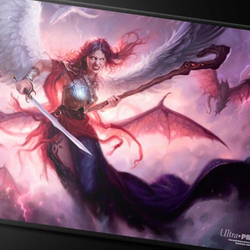 Ultra Pro - Magic: The Gathering - Commander Series - Three Color Wedge - Fan Vote - Kaalia Black Stitched Playmat - UK