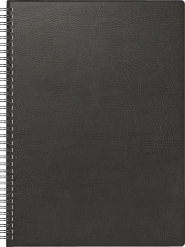 BRUNNEN Buchkalender Mod. 781 '26 | A4, Kunststoff, schwarz
