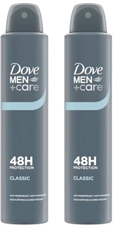 Dove Men+Care Classic Anti-Perspirant Deodorant Spray | 48 Hour Protection, Quick Dry, Gentle on Skin | Click Customise for Buy Option