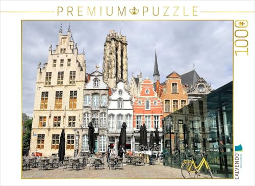 Puzzle · Am Grote Markt im belgischen Mecheln (Mechelen | 1000 Teile · Lege-Größe 64 × 48 cm · CALVENDO Puzzle