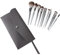 Gatuida 14Pièces Kit de Pinceaux à Maquillage avec Sac Pinceaux Cosmétiques Multifonctionnels Fibres Synthétiques pour Fond de et Yeux