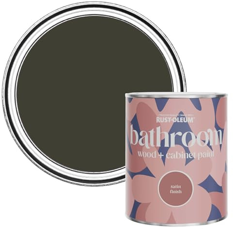 Rust-Oleum Mould, Mildew & Stain Resistant Bathroom Wood and Cabinet Paint in Satin Finish - Wallington 750ml