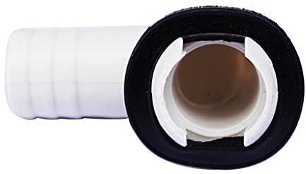 Raccordo a gomito per tubo di scarico dell'aria condizionata, 19 mm, con anelli in gomma, resistente alle perdite, adattatore per tubo di scarico lavastoviglie