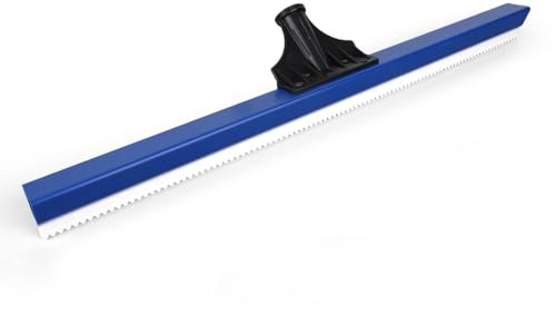 50cm Espátula Epoxi, con Dientes Dentados de 0,41cm Herramienta Profesional Autonivelante para Pisos Cemento Uretano y Epoxi para Garajes Entradas y Paredes