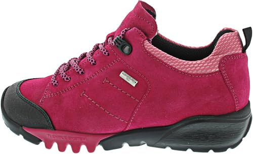 Waldläufer H-Amiata sportlicher Schnürer Rosa