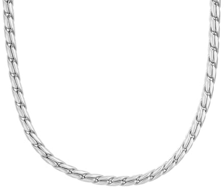 Heideman Gliederkette Damen Freydis Edelstahl mit Karabiner | Kräftig Panzerglieder, zeitlos und alltagstauglich, ideal zum Kombinieren, schöne Geschenkidee zum Jahrestag