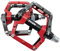CMUNDLJQ Evetin Plattform Fahrradpedale Aluminium Mountainbike Pedale Stadtrad Trekking Anti-Rutschpedale 181 (Schwarz mit Rot)