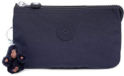 Kipling Damen Creativity L Pouch, True Blue, Einheitsgröße, Creativity Große Tasche, vielseitiges Kosmetik-Set, leichtes Nylon, Reise-Organizer
