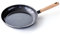 GreenChef Vintage Poêle à Frire en Céramique Antiadhésive de 28 cm, Poignée à Apparence en Bois, Sans PFAS, Compatibles avec l'Induction, Va au Four, Va au Lave-Vaisselle, Gris