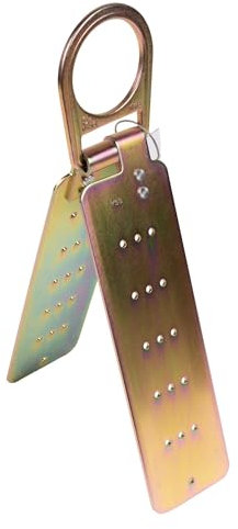 Palmer Safety Reusable Temporary Steel Roof Anchor Bracket for Industrial & Construction Use on Wood/Metal I OSHA/ANSI Compliant