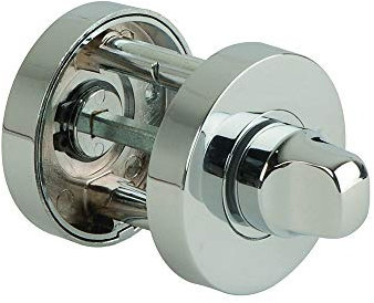 Polished Chrome Plated Jigtech Round Bath Turn & Release Set - Bagged