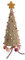 Gry & SIF Mini-Weihnachtsbaum aus Filz, Weihnachts-deko, Mini-Tannenbaum zum Hinstellen, Tisch-deko, Handmade, Fairtrade | Christbaum mit Weihnachtskugeln, 28cm