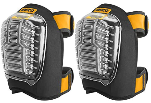 Ingco Hkpt0101 Ginocchiere Da Lavoro Professionali Ergonomiche Per La Protezione Delle Ginocchia E La posa