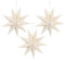 Papel Linterna Pantalla - Hermosas Lámparas de Papel Origami de 9 Puntas para Decoración de Fiestas y Eventos (Paquete de 3, 35cm)