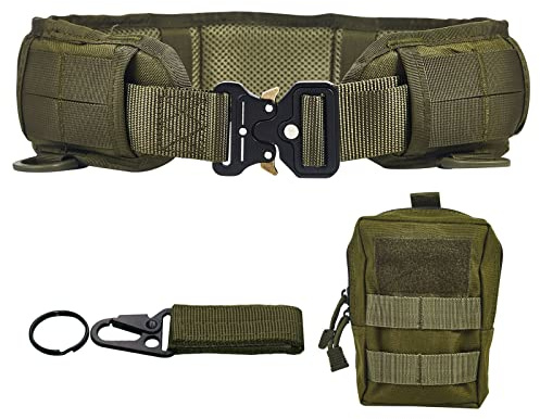 Ratulie Ensemble de ceintures tactiques Molle Ceintures de chasse Ceintures de défense