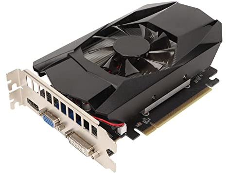 Carte Graphique HD7670 4 Go GDDR5, Fréquence de Base de Carte Graphique de Jeu 128 Bits 1000 MHz Prenant en DirectX 11 PCI Express X16 2.1
