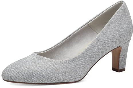 Tamaris Femme 1-22418-41 Escarpins, Silver Glam, 42 EU
