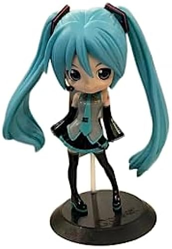 Eamily Für Qposket Serie Hatsune Miku Anime bewegliche Figur Sammlerstück Modell Statue Spielzeug PVC Puppe Desktop Dekoration (16cm)