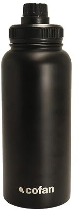 Cofan Borraccia per sport estremi nera 950ml