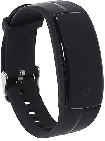 Obahdirry Smart Wristband Color LCD Fitness Tracker Heart Rate Fitness Bracelet Waterproof Pedometer Band Black